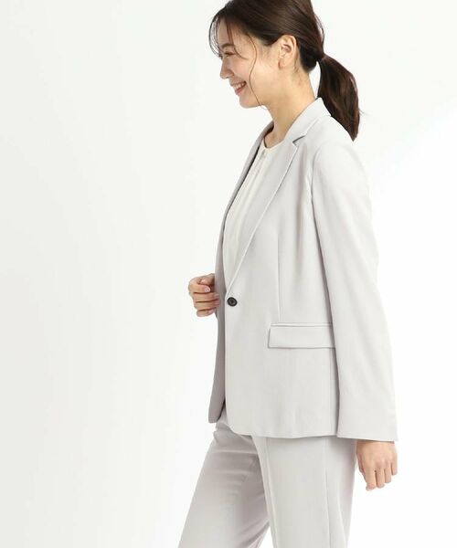 Reflect / リフレクト テーラードジャケット | 【洗える/セットアップ可/通勤におすすめ】ライティジャケット | 詳細2