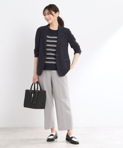 Reflect / リフレクト テーラードジャケット | 【洗える/セットアップ可/通勤におすすめ】ライティジャケット | 詳細8