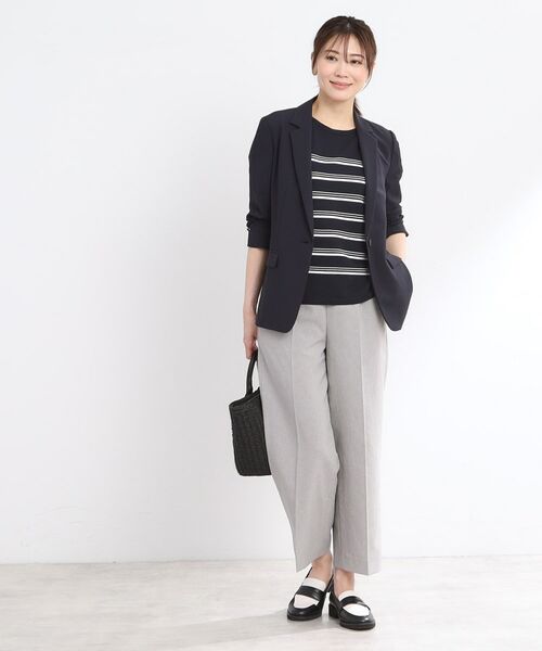 Reflect / リフレクト テーラードジャケット | 【洗える/セットアップ可/通勤におすすめ】ライティジャケット | 詳細9