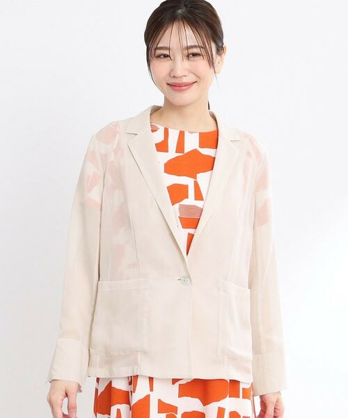 Reflect / リフレクト テーラードジャケット | 【接触冷感/洗える】シアージャケット | 詳細12