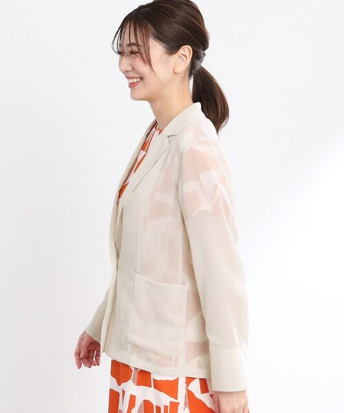 Reflect / リフレクト テーラードジャケット | 【接触冷感/洗える】シアージャケット | 詳細13