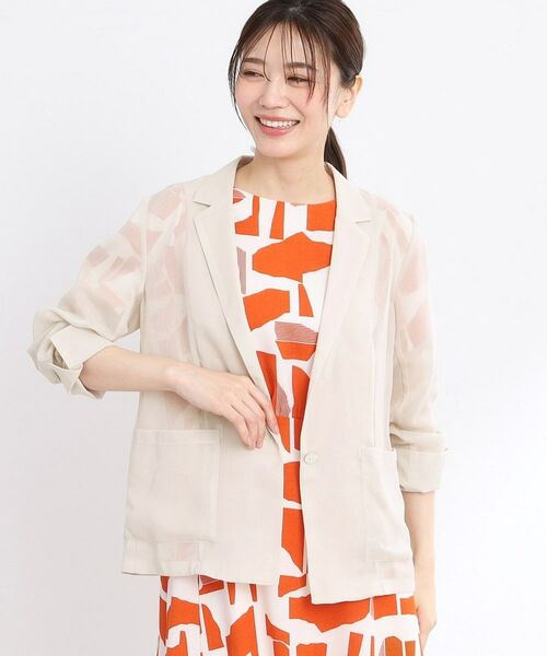 Reflect / リフレクト テーラードジャケット | 【接触冷感/洗える】シアージャケット | 詳細7