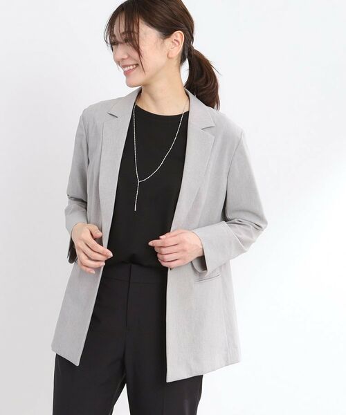 Reflect / リフレクト テーラードジャケット | 【マシンウォッシュ可/セットアップ可/通勤におすすめ】ドライタッチジャケット | 詳細14