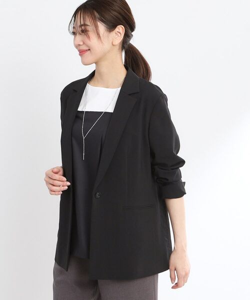 Reflect / リフレクト テーラードジャケット | 【マシンウォッシュ可/セットアップ可/通勤におすすめ】ドライタッチジャケット | 詳細18