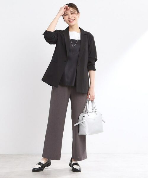 Reflect / リフレクト テーラードジャケット | 【マシンウォッシュ可/セットアップ可/通勤におすすめ】ドライタッチジャケット | 詳細19