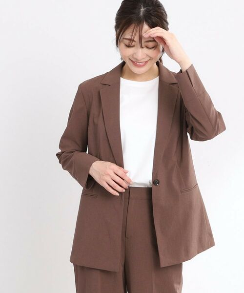 Reflect / リフレクト テーラードジャケット | 【マシンウォッシュ可/セットアップ可/通勤におすすめ】ドライタッチジャケット | 詳細22