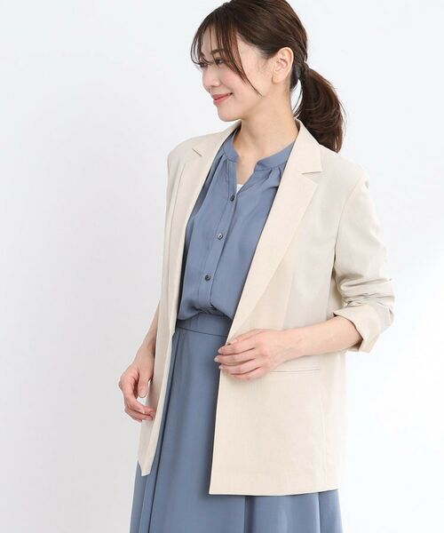 Reflect / リフレクト テーラードジャケット | 【マシンウォッシュ可/セットアップ可/通勤におすすめ】ドライタッチジャケット | 詳細26