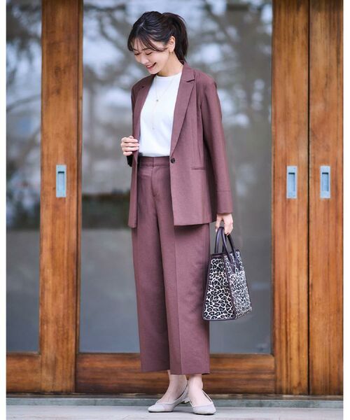 Reflect / リフレクト テーラードジャケット | 【マシンウォッシュ可/セットアップ可/通勤におすすめ】ドライタッチジャケット | 詳細5