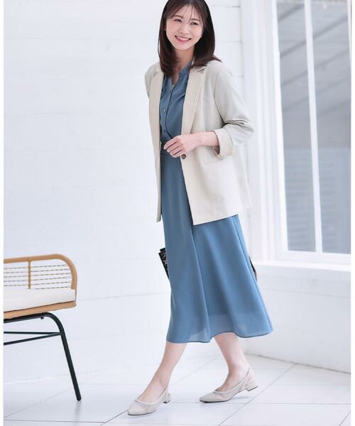 Reflect / リフレクト テーラードジャケット | 【マシンウォッシュ可/セットアップ可/通勤におすすめ】ドライタッチジャケット | 詳細8