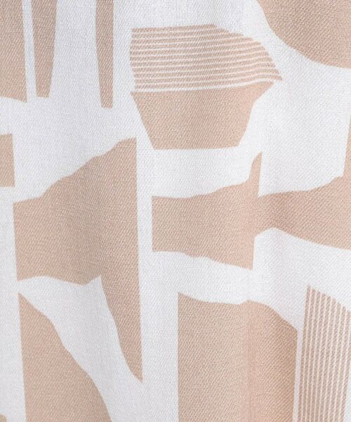 Reflect / リフレクト ロング・マキシ丈ワンピース | 【WEB先行カラーあり／マシンウォッシュ可】幾何モチーフプリントワンピース | 詳細10