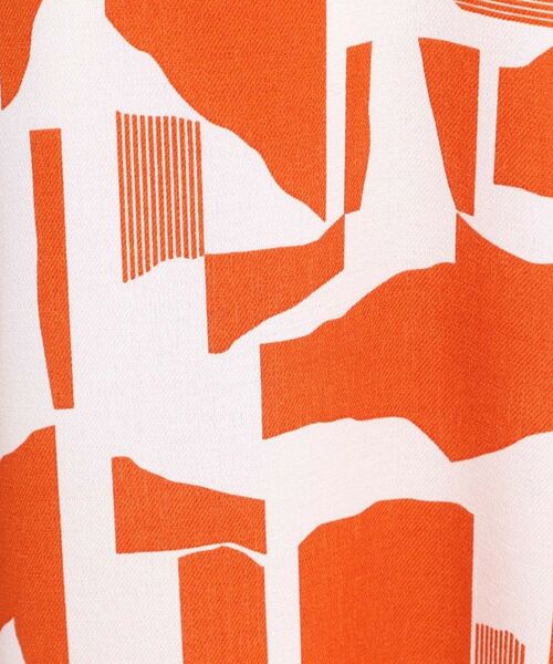 Reflect / リフレクト ロング・マキシ丈ワンピース | 【WEB先行カラーあり／マシンウォッシュ可】幾何モチーフプリントワンピース | 詳細13