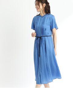 Reflect / リフレクト ミニ丈・ひざ丈ワンピース | 【夏SALE／手洗い可】シャドーボーダーワンピース