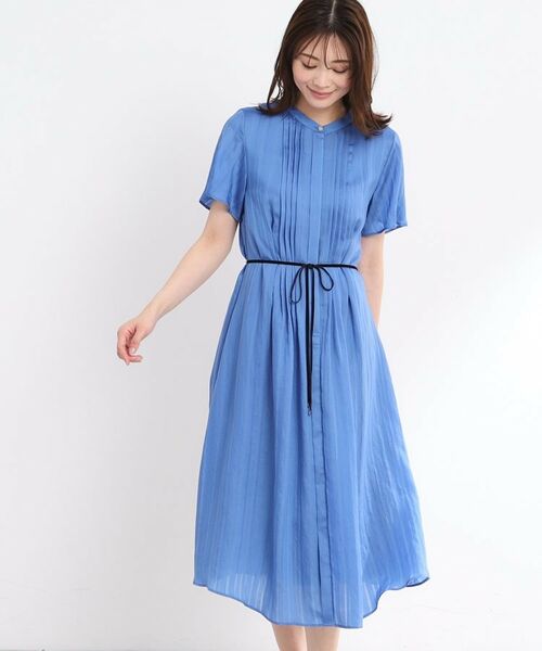 Reflect / リフレクト ミニ丈・ひざ丈ワンピース | 【夏SALE/手洗い可】シャドーボーダーワンピース | 詳細10