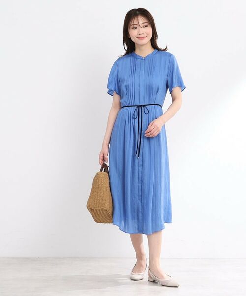 Reflect / リフレクト ミニ丈・ひざ丈ワンピース | 【夏SALE/手洗い可】シャドーボーダーワンピース | 詳細11