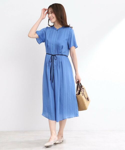 Reflect / リフレクト ミニ丈・ひざ丈ワンピース | 【夏SALE/手洗い可】シャドーボーダーワンピース | 詳細12