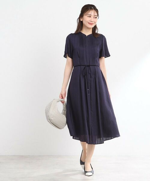 Reflect / リフレクト ミニ丈・ひざ丈ワンピース | 【夏SALE/手洗い可】シャドーボーダーワンピース | 詳細15