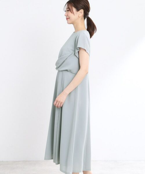 Reflect / リフレクト ロング・マキシ丈ワンピース | 【R‐QUALITY/手洗い可】ドレープシルエットワンピース | 詳細14