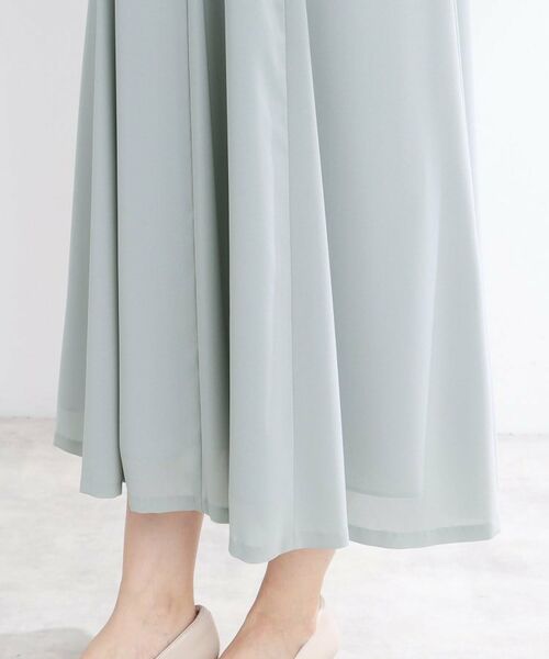 Reflect / リフレクト ロング・マキシ丈ワンピース | 【R‐QUALITY/手洗い可】ドレープシルエットワンピース | 詳細20