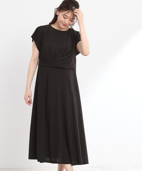 Reflect / リフレクト ロング・マキシ丈ワンピース | 【R‐QUALITY/手洗い可】ドレープシルエットワンピース | 詳細3