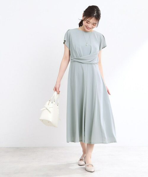 Reflect / リフレクト ロング・マキシ丈ワンピース | 【R‐QUALITY/手洗い可】ドレープシルエットワンピース | 詳細9