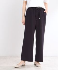 Reflect / リフレクト パンツ | 【マシンウォッシュ可／ウエスト総ゴム】すっきり見えワイドシルエットパンツ