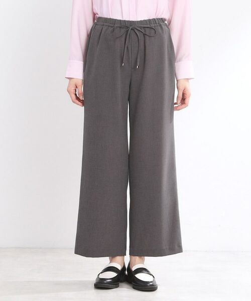 Reflect / リフレクト パンツ | 【マシンウォッシュ可／ウエスト総ゴム】すっきり見えワイドシルエットパンツ | 詳細27