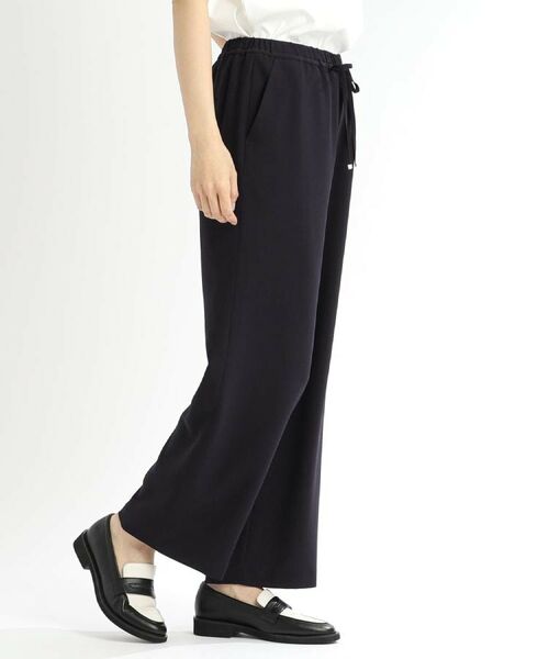 Reflect / リフレクト パンツ | 【マシンウォッシュ可／ウエスト総ゴム】すっきり見えワイドシルエットパンツ | 詳細8