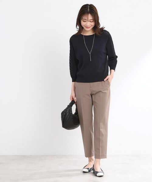 Reflect / リフレクト ショート・ハーフ・半端丈パンツ | 【WEB先行カラーあり／私のパンツ／撥水／マシンウォッシュ可／雨の日も安心】ベーシックパンツ | 詳細13