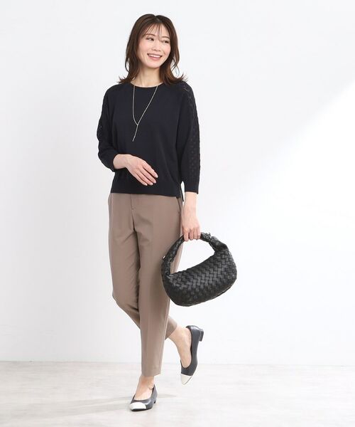 Reflect / リフレクト ショート・ハーフ・半端丈パンツ | 【WEB先行カラーあり／私のパンツ／撥水／マシンウォッシュ可／雨の日も安心】ベーシックパンツ | 詳細14