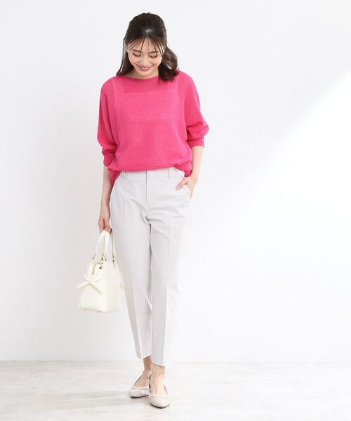 Reflect / リフレクト ショート・ハーフ・半端丈パンツ | 【WEB先行カラーあり／私のパンツ／撥水／マシンウォッシュ可／雨の日も安心】ベーシックパンツ | 詳細17