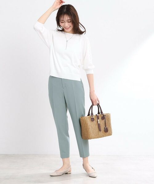 Reflect / リフレクト ショート・ハーフ・半端丈パンツ | 【WEB先行カラーあり／私のパンツ／撥水／マシンウォッシュ可／雨の日も安心】ベーシックパンツ | 詳細25