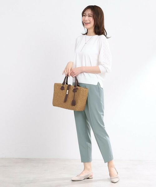 Reflect / リフレクト ショート・ハーフ・半端丈パンツ | 【WEB先行カラーあり／私のパンツ／撥水／マシンウォッシュ可／雨の日も安心】ベーシックパンツ | 詳細26