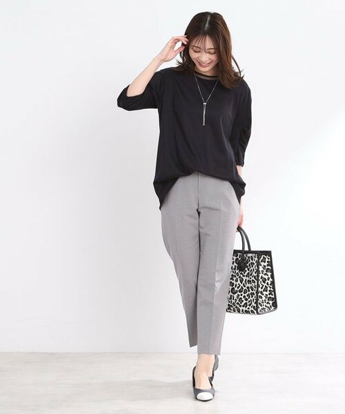 Reflect / リフレクト ショート・ハーフ・半端丈パンツ | 【WEB先行カラーあり／私のパンツ／撥水／マシンウォッシュ可／雨の日も安心】ベーシックパンツ | 詳細5