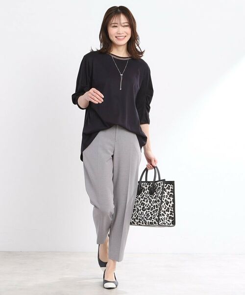 Reflect / リフレクト ショート・ハーフ・半端丈パンツ | 【WEB先行カラーあり／私のパンツ／撥水／マシンウォッシュ可／雨の日も安心】ベーシックパンツ | 詳細6