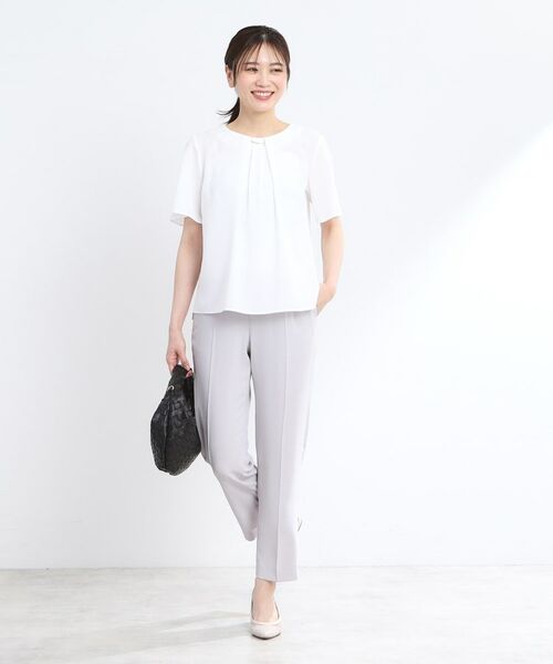 Reflect / リフレクト パンツ | 【洗える/セットアップ可/通勤におすすめ】ライティストレッチパンツ | 詳細3