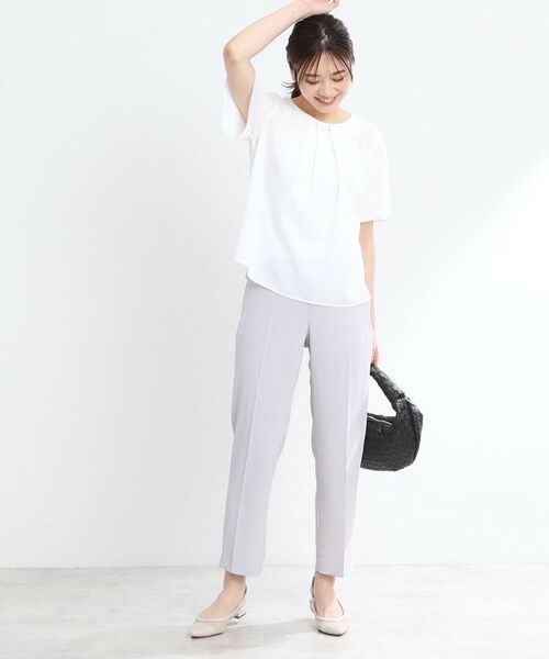 Reflect / リフレクト パンツ | 【洗える/セットアップ可/通勤におすすめ】ライティストレッチパンツ | 詳細4