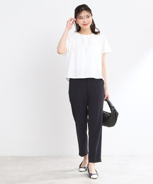 Reflect / リフレクト パンツ | 【洗える/セットアップ可/通勤におすすめ】ライティストレッチパンツ | 詳細7