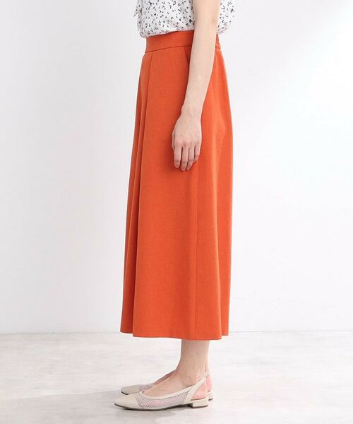 Reflect / リフレクト ショート・ハーフ・半端丈パンツ | 【洗える】タックスカート風ワイドパンツ | 詳細22