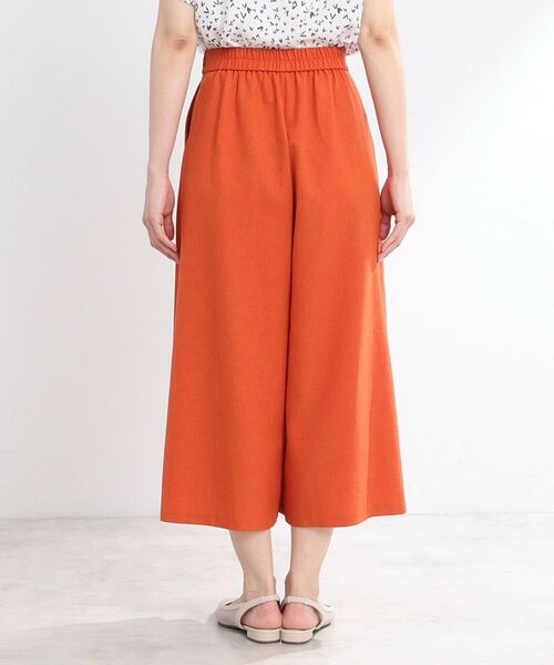 Reflect / リフレクト ショート・ハーフ・半端丈パンツ | 【洗える】タックスカート風ワイドパンツ | 詳細23