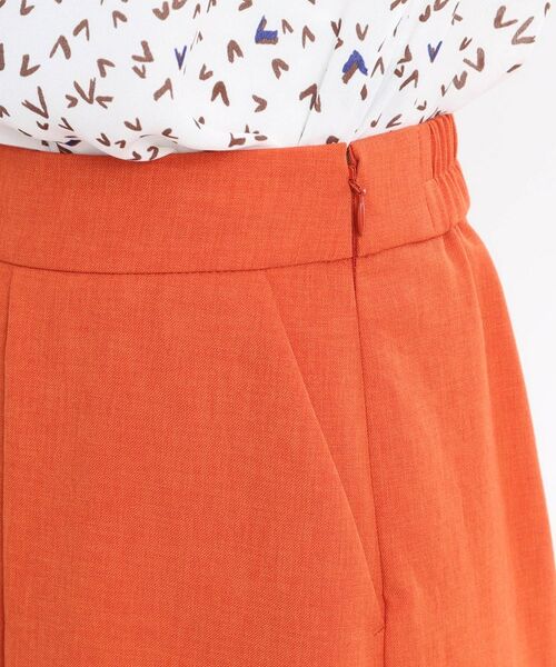 Reflect / リフレクト ショート・ハーフ・半端丈パンツ | 【洗える】タックスカート風ワイドパンツ | 詳細27