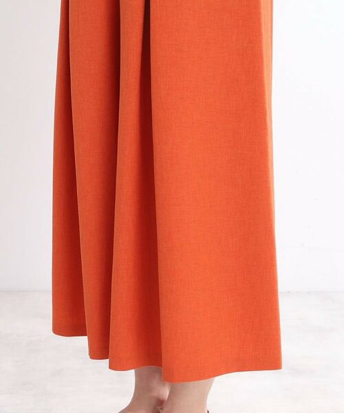 Reflect / リフレクト ショート・ハーフ・半端丈パンツ | 【洗える】タックスカート風ワイドパンツ | 詳細28