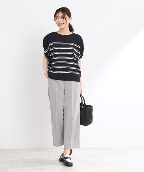 Reflect / リフレクト ショート・ハーフ・半端丈パンツ | 【マシンウォッシュ可／セットアップ可／通勤におすすめ】ドライタッチストレートパンツ | 詳細10