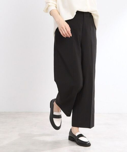 Reflect / リフレクト ショート・ハーフ・半端丈パンツ | 【マシンウォッシュ可／セットアップ可／通勤におすすめ】ドライタッチストレートパンツ | 詳細15