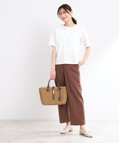 Reflect / リフレクト ショート・ハーフ・半端丈パンツ | 【マシンウォッシュ可／セットアップ可／通勤におすすめ】ドライタッチストレートパンツ | 詳細18