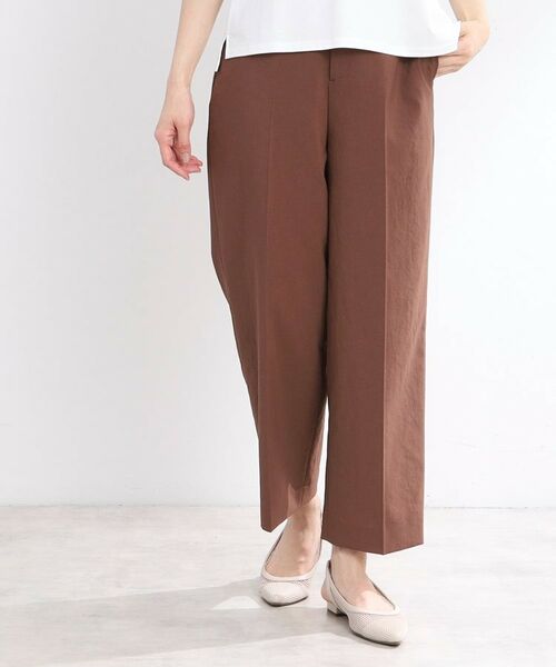 Reflect / リフレクト ショート・ハーフ・半端丈パンツ | 【マシンウォッシュ可／セットアップ可／通勤におすすめ】ドライタッチストレートパンツ | 詳細19