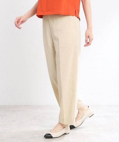 Reflect / リフレクト ショート・ハーフ・半端丈パンツ | 【マシンウォッシュ可／セットアップ可／通勤におすすめ】ドライタッチストレートパンツ | 詳細23