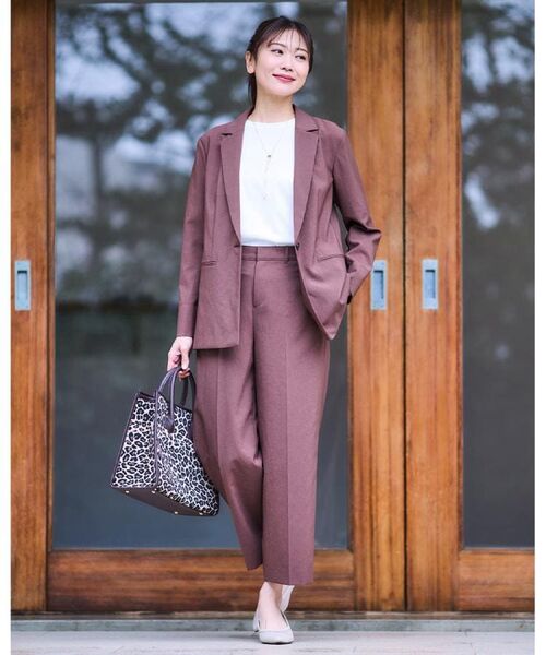 Reflect / リフレクト ショート・ハーフ・半端丈パンツ | 【マシンウォッシュ可／セットアップ可／通勤におすすめ】ドライタッチストレートパンツ | 詳細4