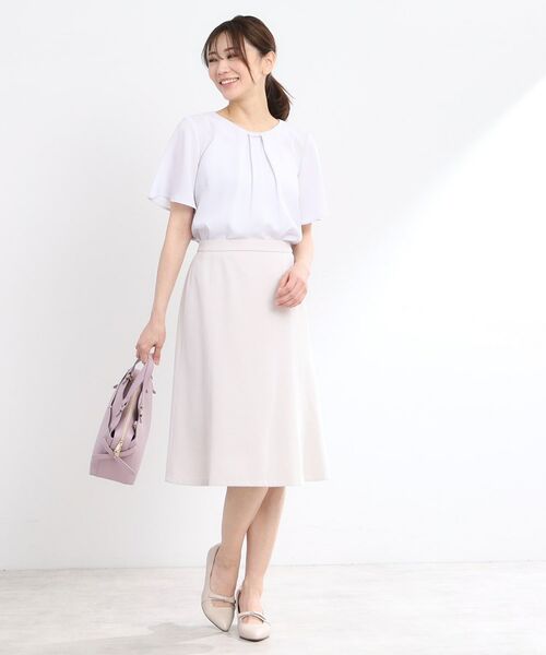 Reflect / リフレクト ミニ・ひざ丈スカート | 【匠シリーズ／洗える】匠ソフトフレアスカート | 詳細15