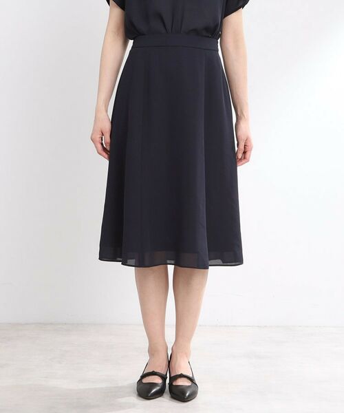 Reflect / リフレクト ミニ・ひざ丈スカート | 【夏SALE/マシンウォッシュ可/セットアップ可】Aラインスカート | 詳細6