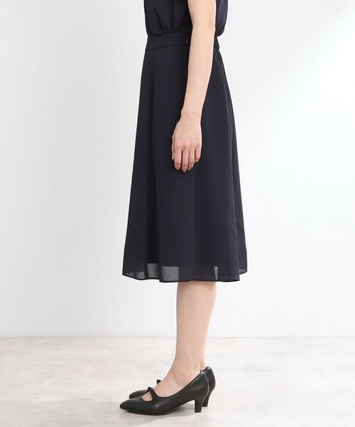 Reflect / リフレクト ミニ・ひざ丈スカート | 【夏SALE/マシンウォッシュ可/セットアップ可】Aラインスカート | 詳細7